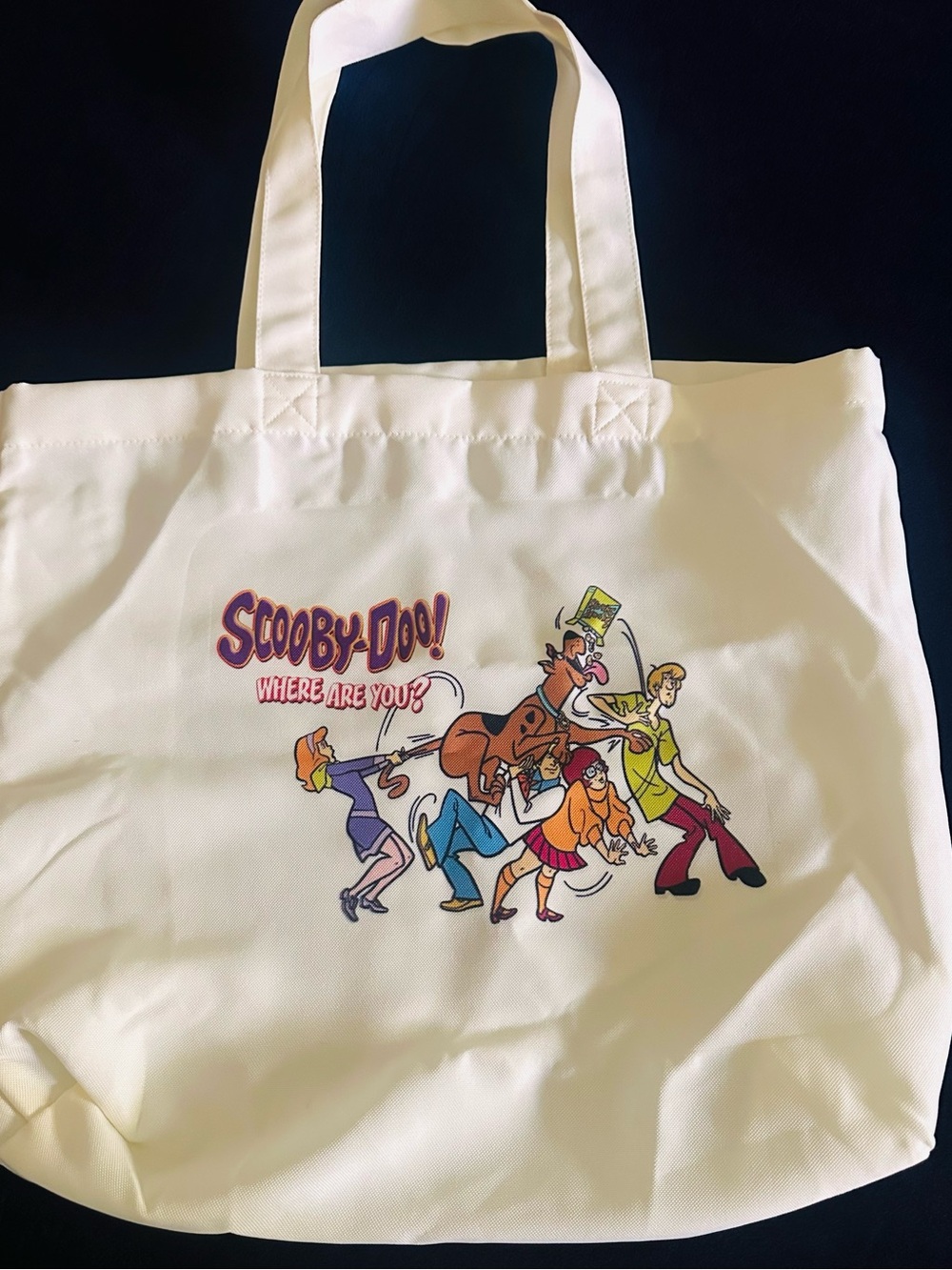 Scooby-Doo! Graphic Tote Bag in Cream